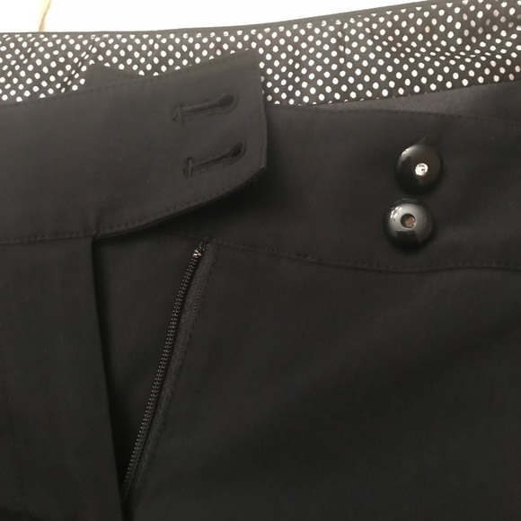 WHBM Black Dress Capri Pant - Picture 3 of 8